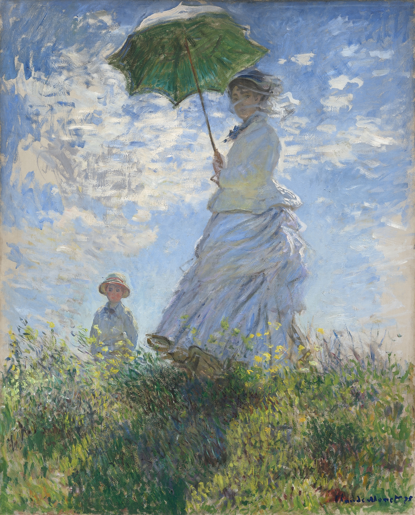 Madame Monet and Her Son(1875)